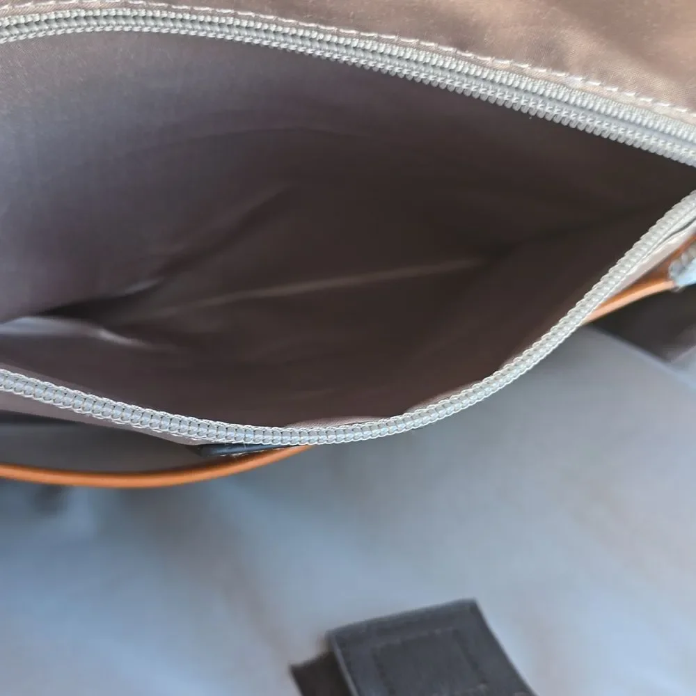 BOSTANTEN Two-Tone Leather Laptop Backpack Black & Brown | Quiet Luxury Work Bag